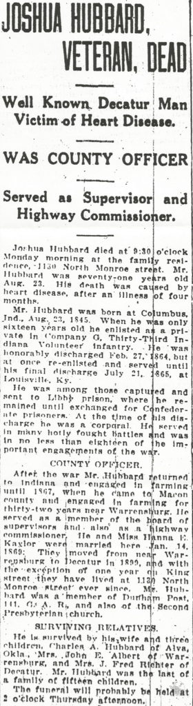 Decatur, Illinois Review, 12/11/1916