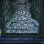 Alexander C. Hamilton's gravestone
