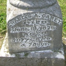Charles Anderson Carey's gravestone