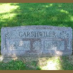 Cornelius Garshwiler's gravestone