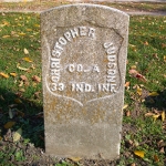 Christopher Judson's gravestone