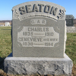 Charles Seaton's gravestone