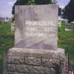 David W. Brewer's gravestone