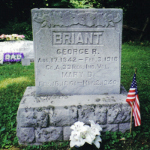 George R. Bryant's gravestone