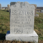 George Seaton's gravestone