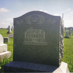 Jasper A. Edwards' gravestone