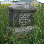 Killes A.R. Lee's gravestone