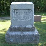 Samuel Guess' gravestone