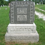 Theodore Labertew's gravestone