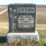 William B. Brown's gravestone