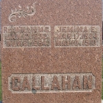 William G. Callahan's gravestone (family)