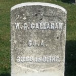 William G. Callahan's gravestone (service)