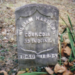 William Harrigan's gravestone