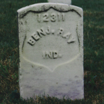 Benjamin V. Ray's gravestone