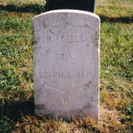 Benjamin H. Freeland's gravestone