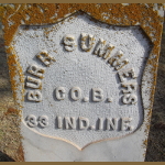 Burr Summers' gravestone