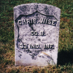 Christopher Wise's gravestone