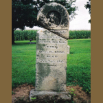 Eli M. Adams' gravestone