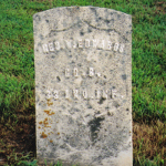 George W. Edwards' gravestone