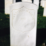 Harrison Watson's gravestone