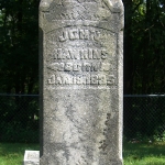 John Hawkins' gravestone