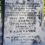 James L. Banks' gravestone