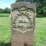 John Thomas Freeland's gravestone 