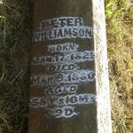 Peter Williamson's gravestone