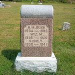 Richard M. Dunn's gravestone