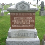 Samuel M. Donahey's gravestone (front)