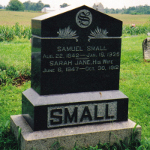 Samuel Small's gravestone