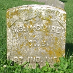 Samuel Scrogin McClure's gravestone (service)