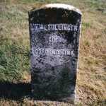 William Sullinger's gravestone