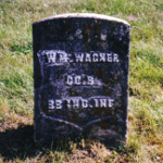 William Wagoner's gravestone