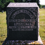 William Wagoner's gravestone