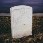 Alfred Mathews' gravestone