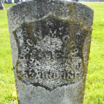 Alson M. Coble's gravestone