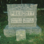 Benjamin H. Prescott's gravestone