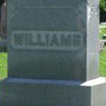 Charles R. Williams' gravestone