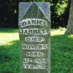 Daniel Jarrett's gravestone