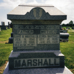 David N. Marshall's gravestone