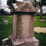 George W. Lash's gravestone