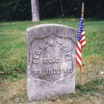 George W. Mitchell's gravestone