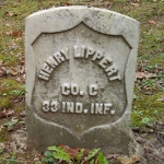 Henry Lippert's gravestone