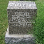 John B. McCoskey's gravestone