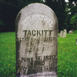 James B. Tackitt's gravestone