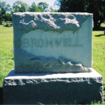 Jeremiah F. Bromwell's gravestone