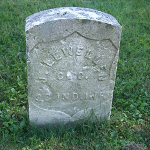 Jonathan Lewellyn's gravestone