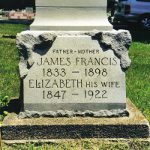 James N. Francis' gravestone