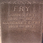 John S. Fry's gravestone